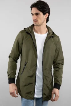 Veste coupe vent longue coupe oversize