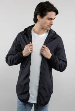 Veste coupe vent longue coupe oversize