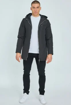 Veste coupe-vent doublée à capuche imperméable