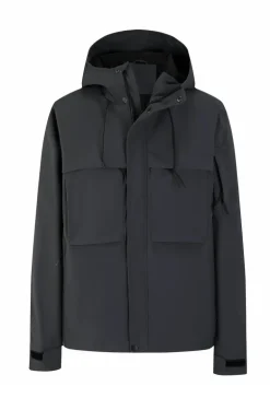 Veste courte à capuche réglable avec ficelle