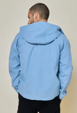 Veste courte à capuche réglable avec ficelle