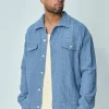 Veste effet jean troué
