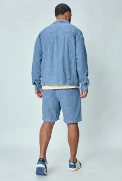 Veste effet jean troué