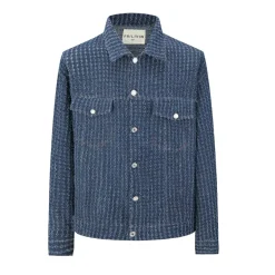 Veste effet jean troué