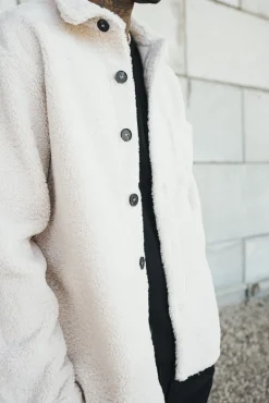 Veste effet peau de mouton
