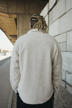 Veste effet peau de mouton