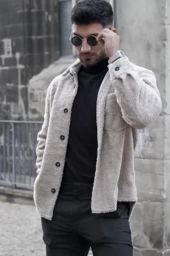 Veste effet peau de mouton