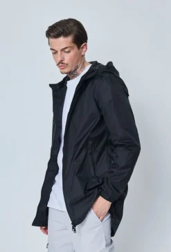Veste imperméable à capuche