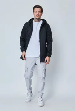 Veste imperméable à capuche