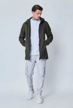 Veste imperméable à capuche