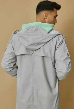 Veste imperméable longue