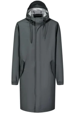 Veste imperméable longue