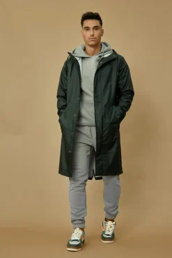Veste imperméable longue