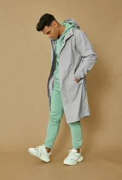 Veste imperméable longue