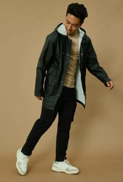 Veste imperméable milongue à capuche