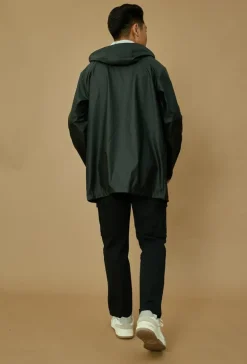 Veste imperméable milongue à capuche