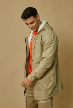 Veste imperméable milongue à capuche