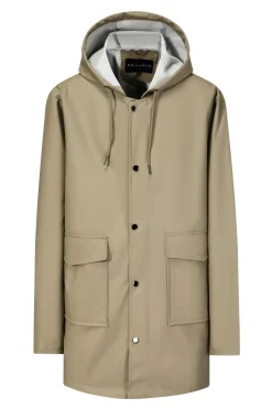 Veste imperméable milongue à capuche