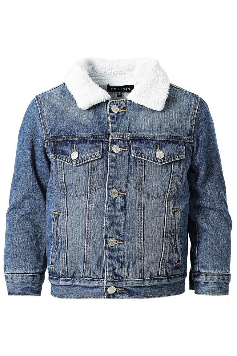 Veste jean enfant
