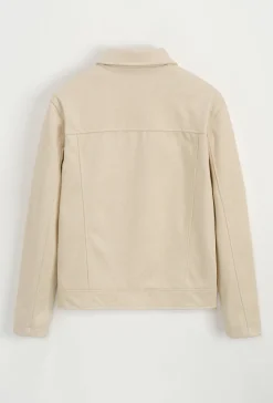 Veste mi- saisons zippé col chemise