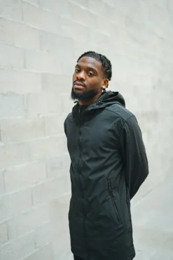 Veste mi-longue
