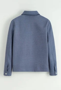 Veste mi-saison zippé col chemise