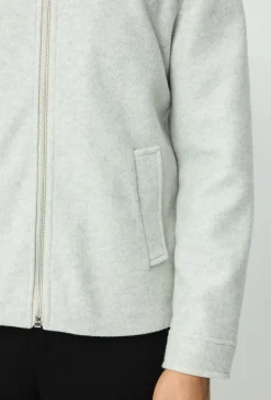 Veste mi-saison zippé col chemise