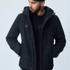 Veste parka courte chauffante