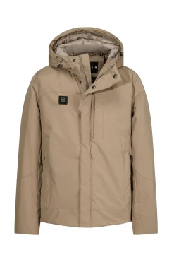 Veste parka courte chauffante