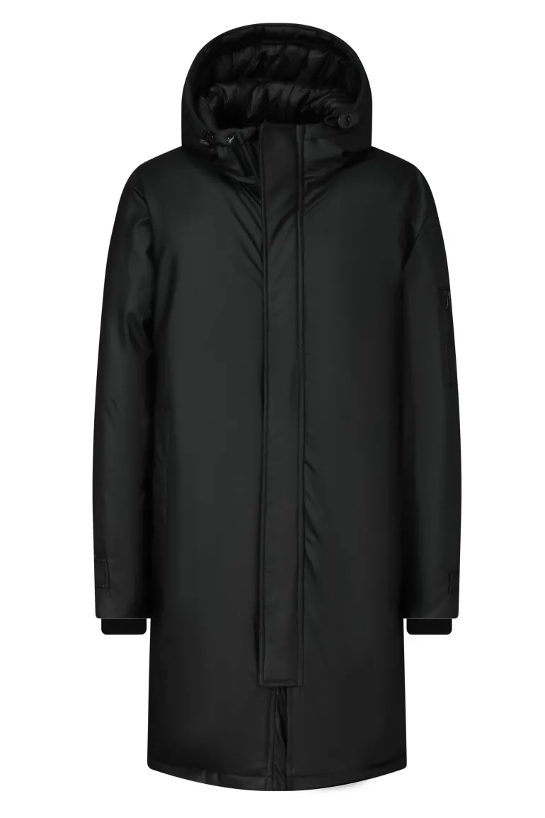 Veste parka milongue à capuche