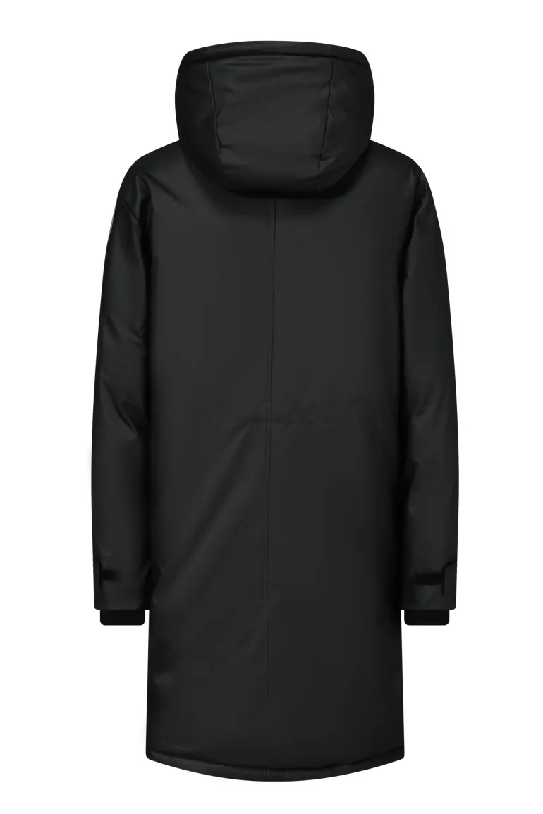 Veste parka milongue à capuche