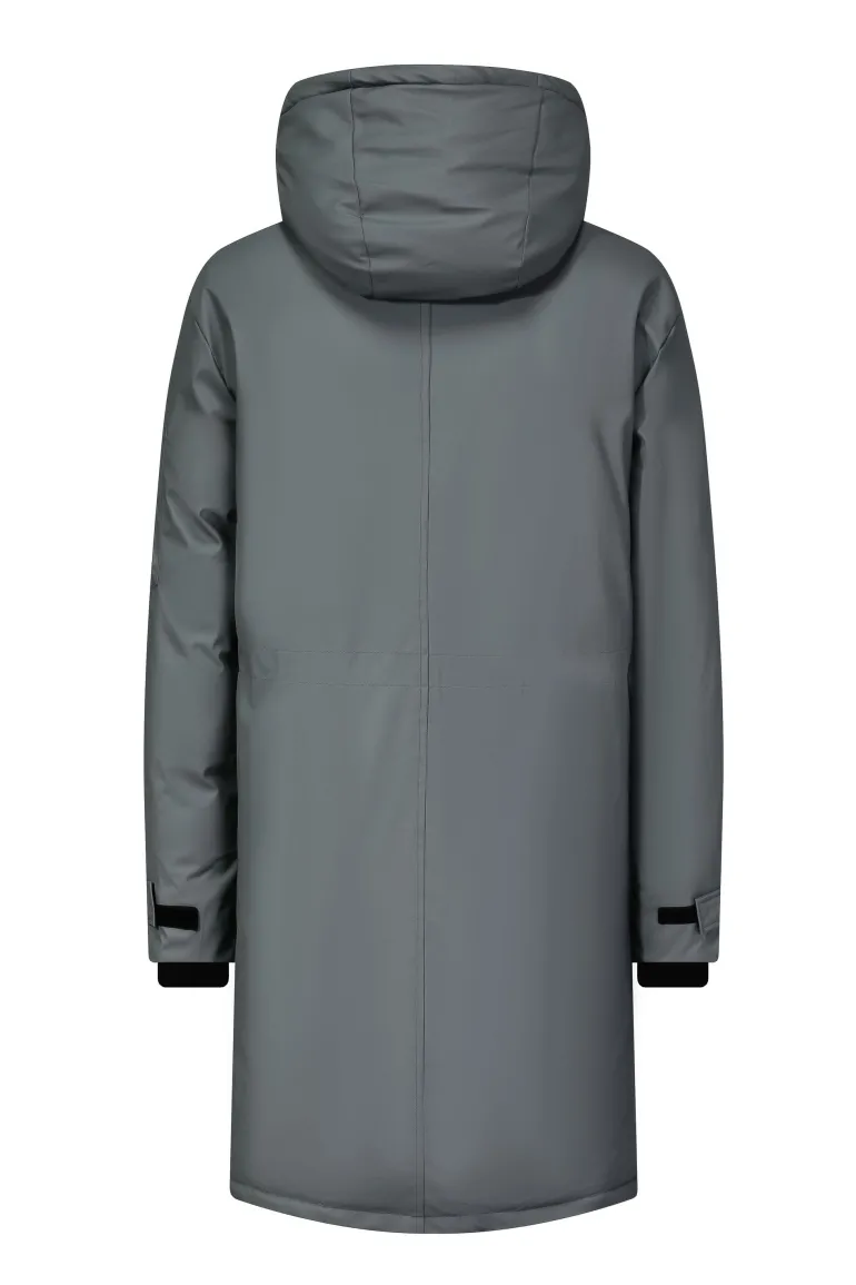 Veste parka milongue à capuche