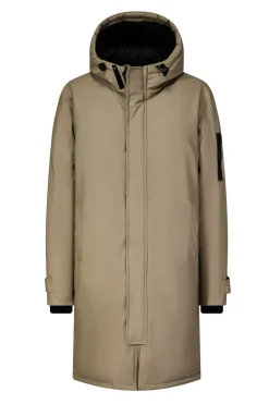 Veste parka milongue à capuche