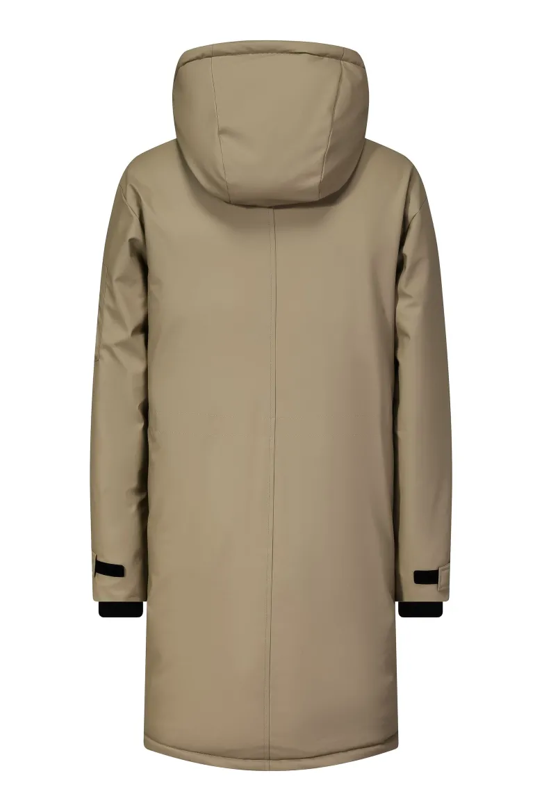 Veste parka milongue à capuche