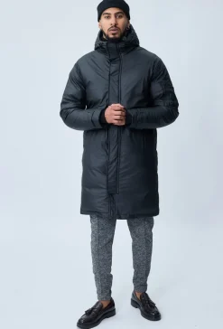 Veste parka milongue à capuche