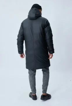 Veste parka milongue à capuche