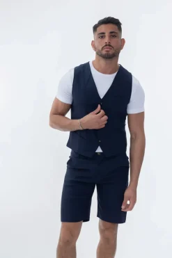 Veste sans manche col en v