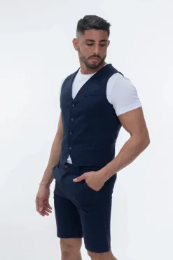 Veste sans manche col en v