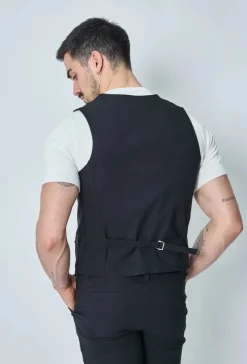 Veste sans manche col en v