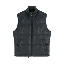 Veste sans manche en similli matelassé
