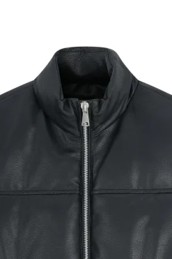 Veste sans manche en similli matelassé