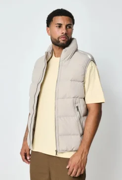 Veste sans manches matelassé