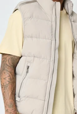 Veste sans manches matelassé