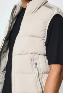 Veste sans manches matelassé