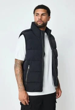 Veste sans manches matelassé