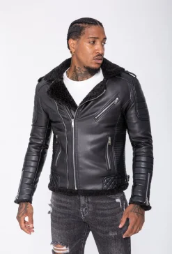 Veste simili cuir