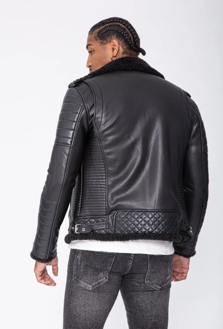 Veste simili cuir