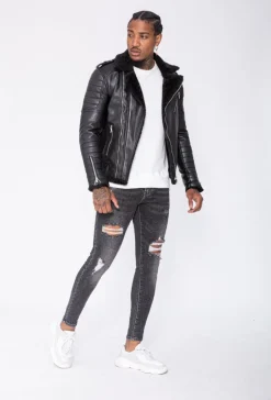 Veste simili cuir