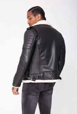 Veste simili cuir