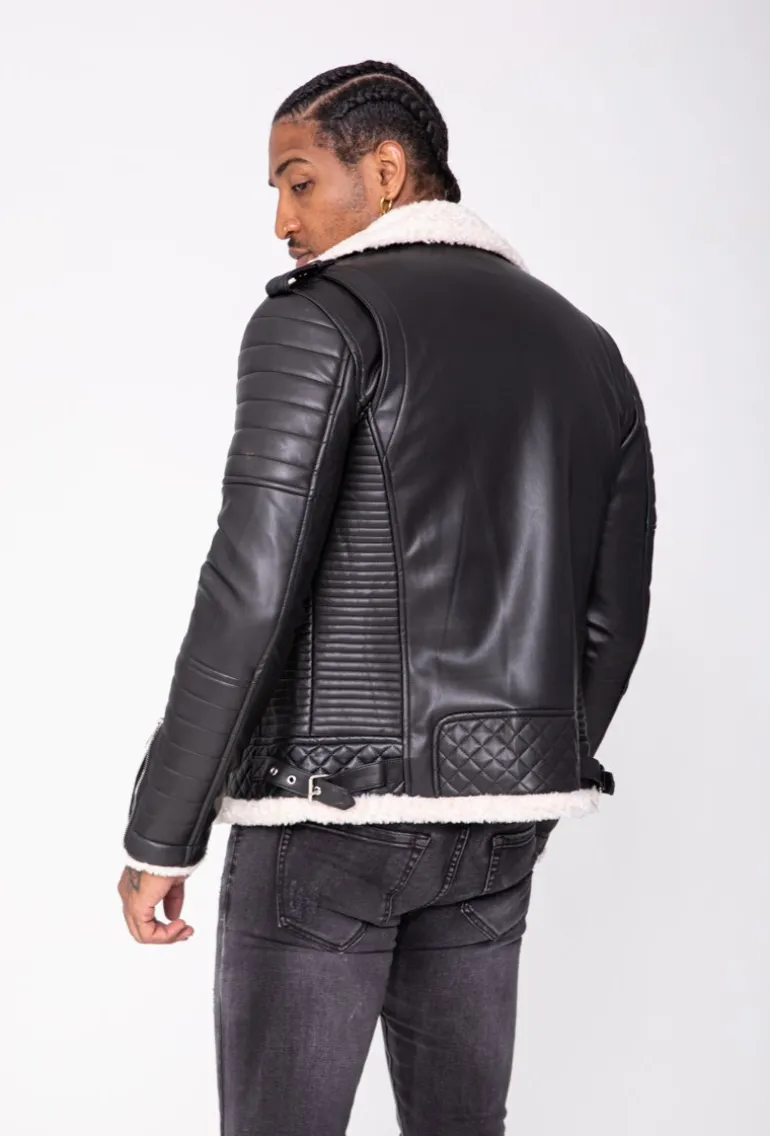 Veste simili cuir